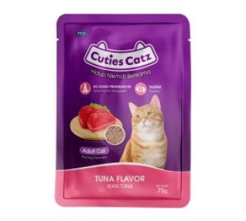 Cuties Catz Cat Food Tuna 75G