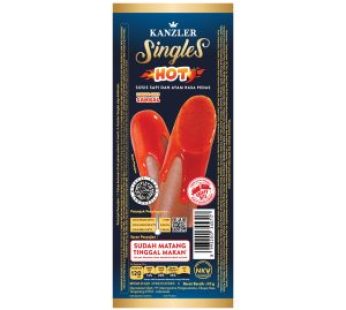 Kanzler Singles Sosis Hot 65G