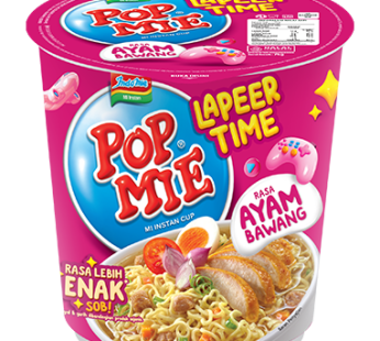 Pop Mie Lapeer Time Mi Instan Cup Ayam Bawang 75G